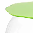 Kaffe / grön rund behållare Biffy, modern design tillverkad i Italien Viadurini