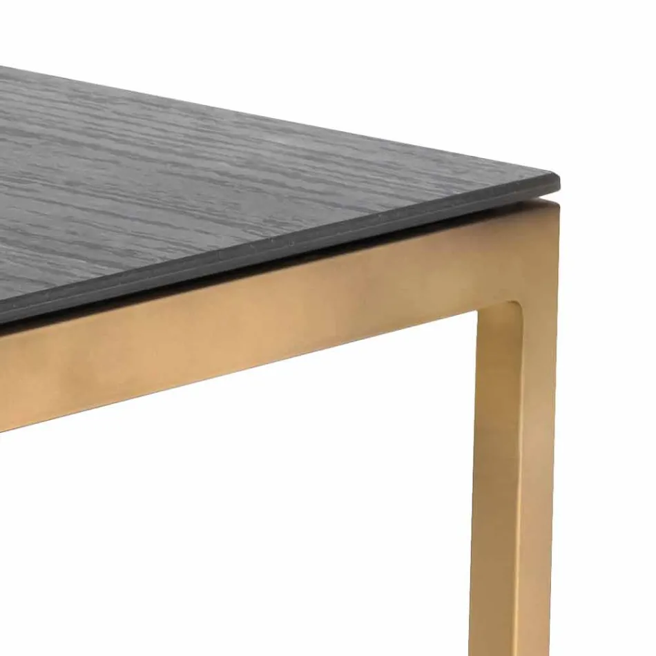 Fyrkantigt design sidobord utomhus 2 Mått 3 ytor - Julie Viadurini