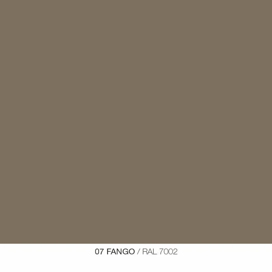 Runt design soffbord för vardagsrum i färgad metall - Stephane Viadurini