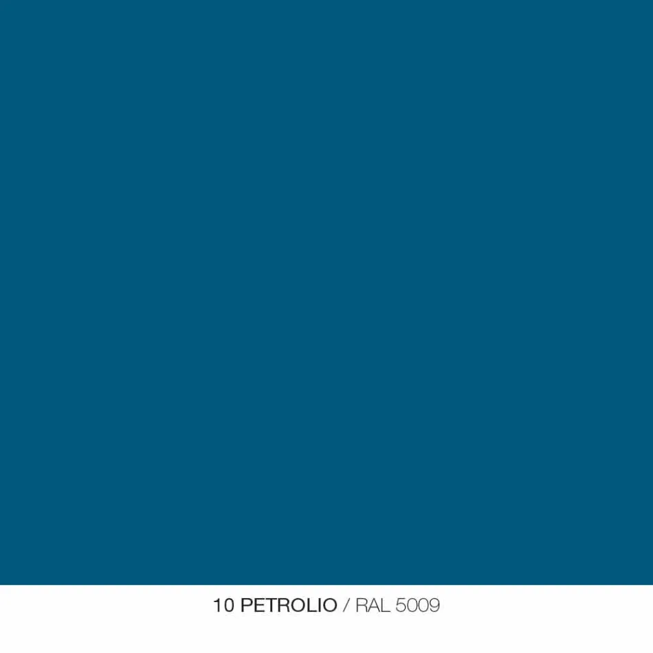 Soffbord för vardagsrum i färgat stål, modern design - Josyane Viadurini