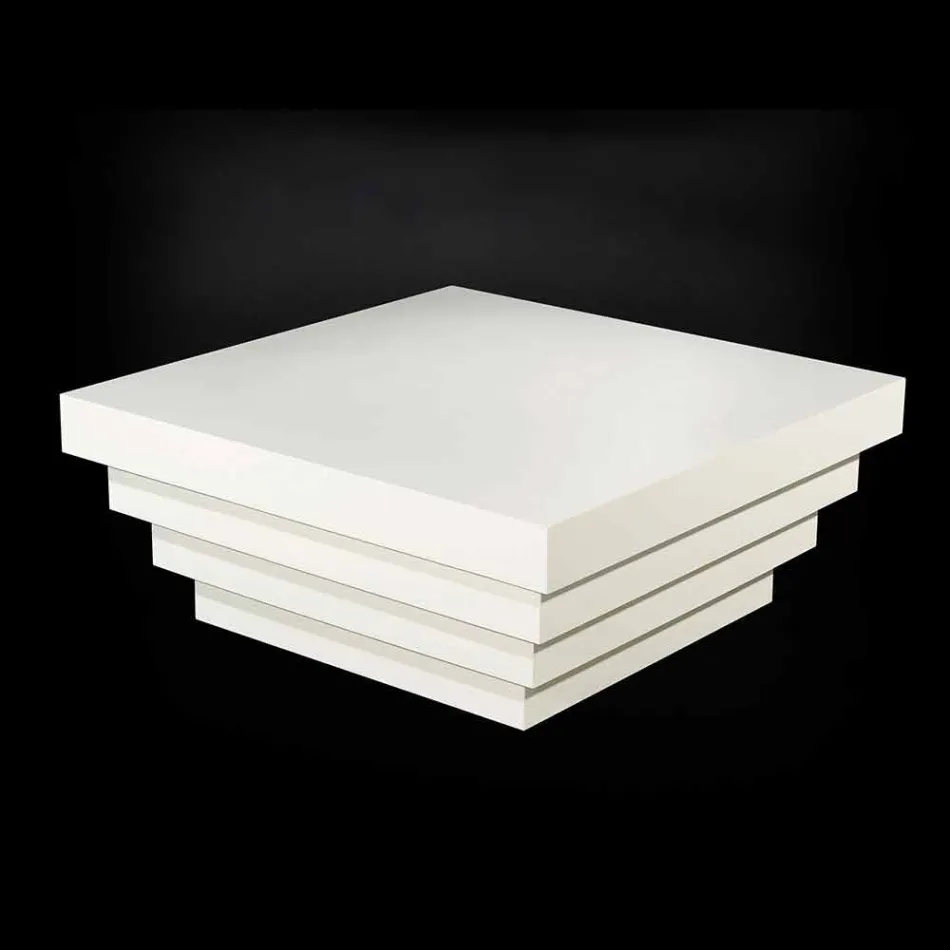 Soffbord konstruktion Coffee Silhouette Cadeau träfiber Viadurini