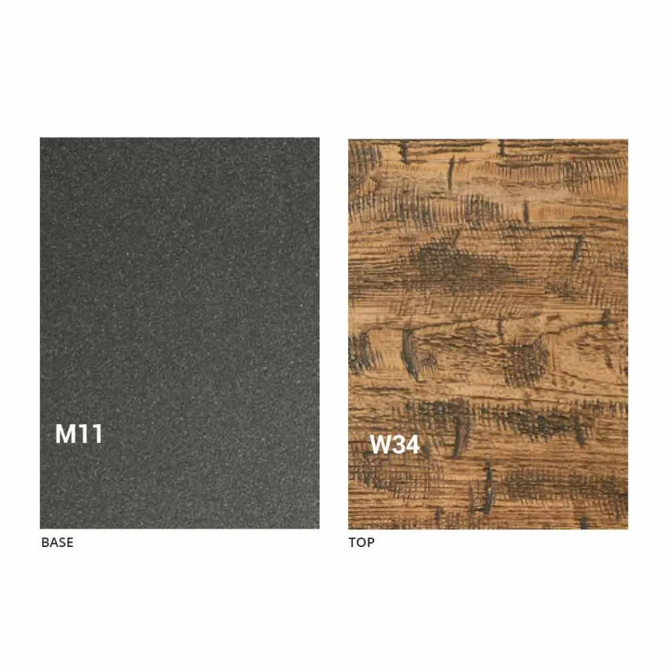 Transformerbart soffbord i tillverkat i Italien Trä - Vincenzo Viadurini