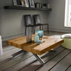 Transformerbart soffbord i tillverkat i Italien Trä - Vincenzo Viadurini