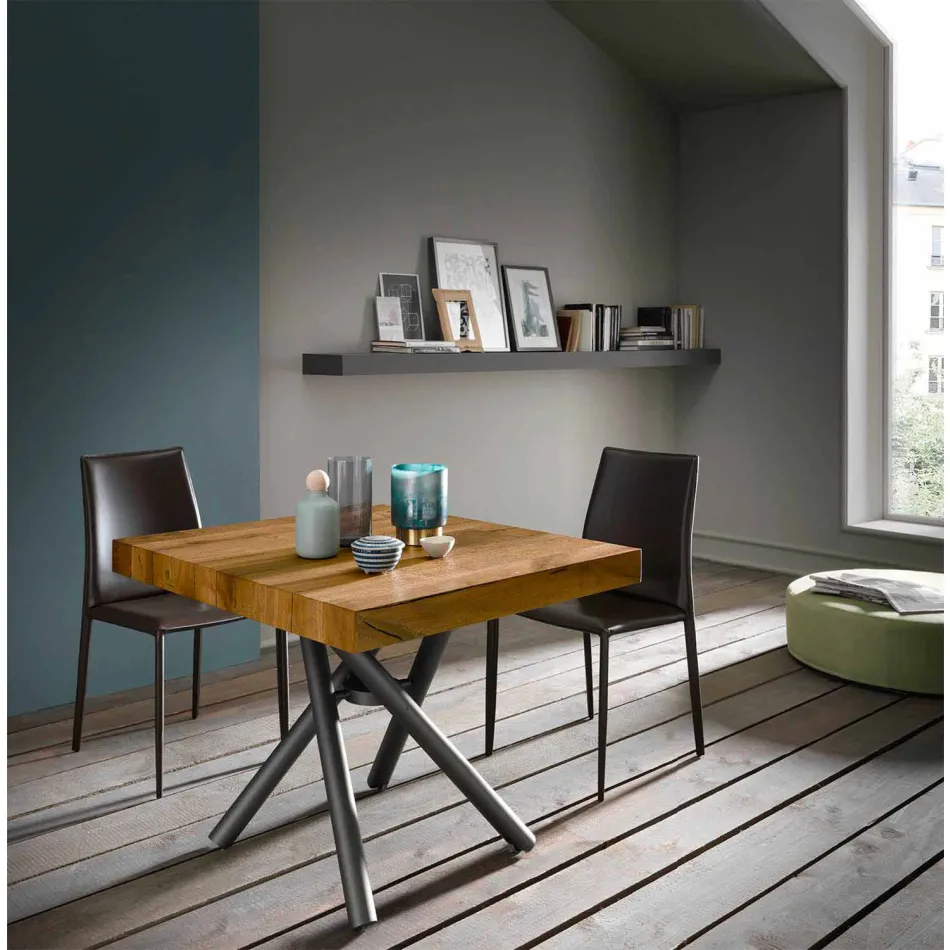 Transformerbart soffbord i tillverkat i Italien Trä - Vincenzo Viadurini