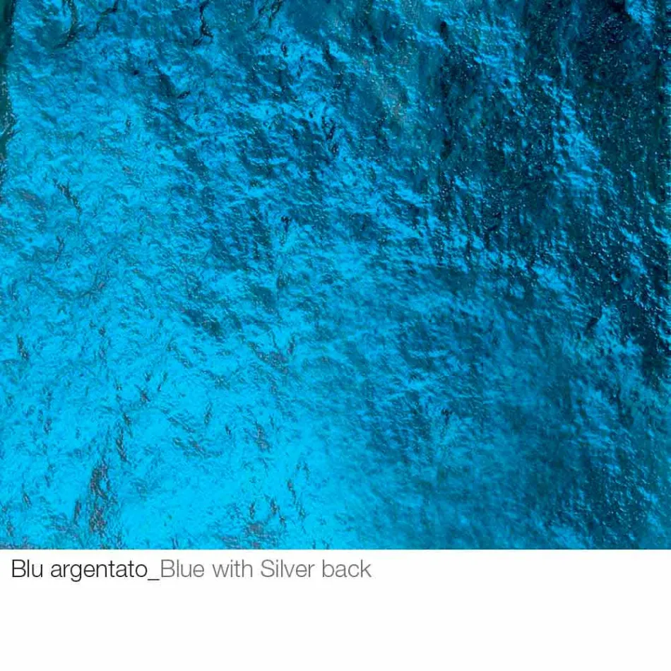 Soffbord i smidd kristall och metall tillverkad i Italien - Montebianco Viadurini