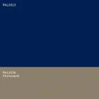 Modernt lågt soffbord i blått eller vinrött med ring - Lok Viadurini