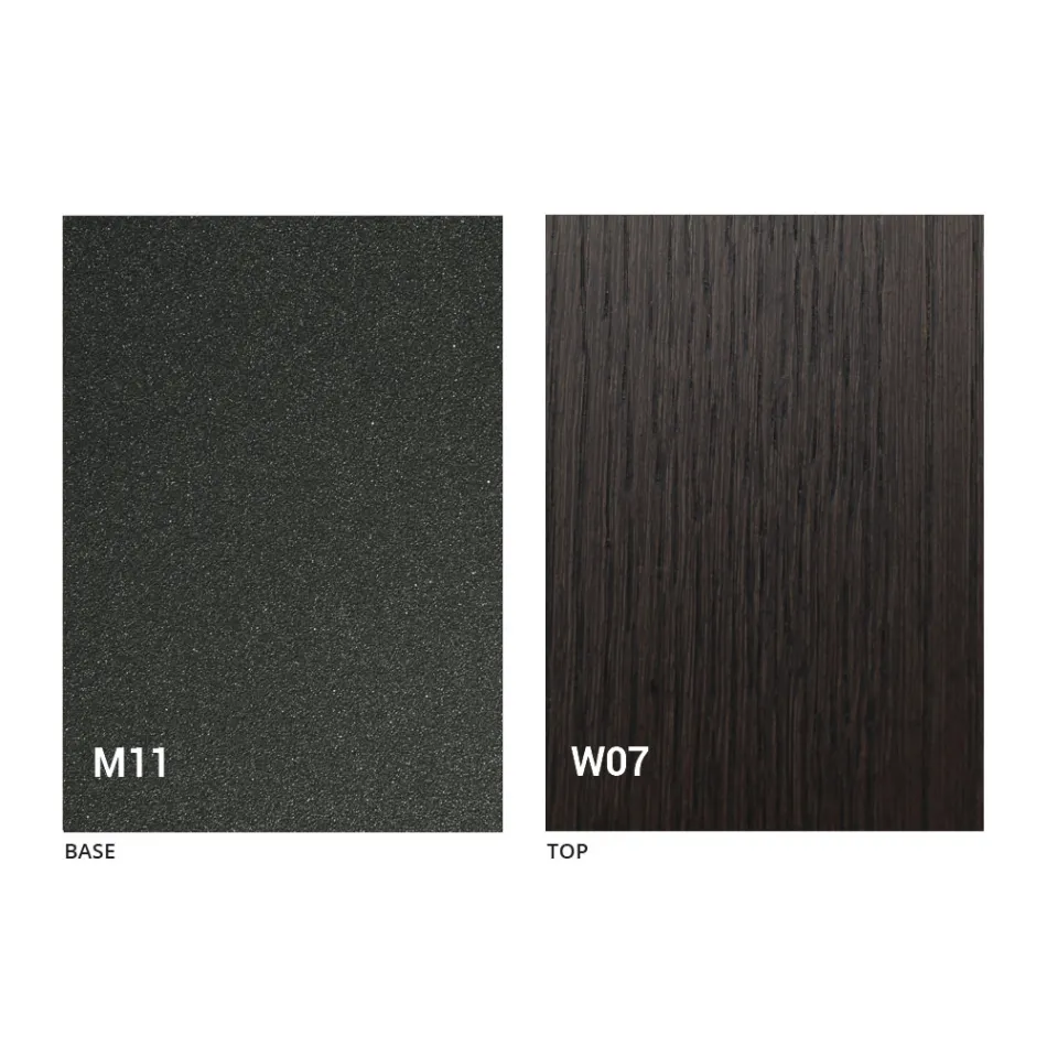 Modernt transformerande soffbord i trä och metall tillverkad i Italien - Fabio Viadurini