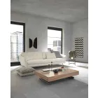 Modernt omvandlingsbart soffbord i trä och metall tillverkat i Italien - Fabio Viadurini