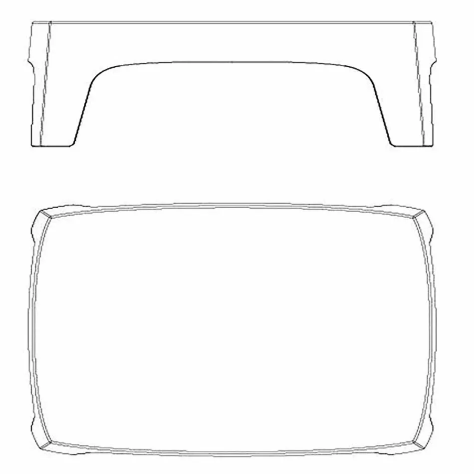 Massivt av Vondom utomhus soffbord i polypropen Viadurini