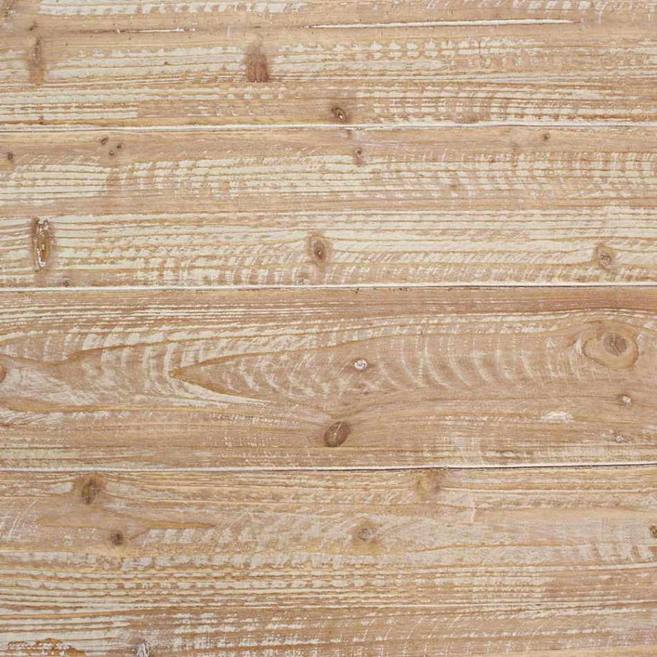 Soffbord till vardagsrummet i granträ och stål - Ilenia Viadurini