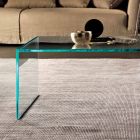 Rektangulärt soffbord i Extralight Glass tillverkat i Italien - Nodino Viadurini