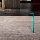 Rektangulärt soffbord i Extralight Glass tillverkat i Italien - Nodino Viadurini