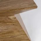 Homemotion Pyramidal Sheesham Wood Soffbord - Torrice Viadurini