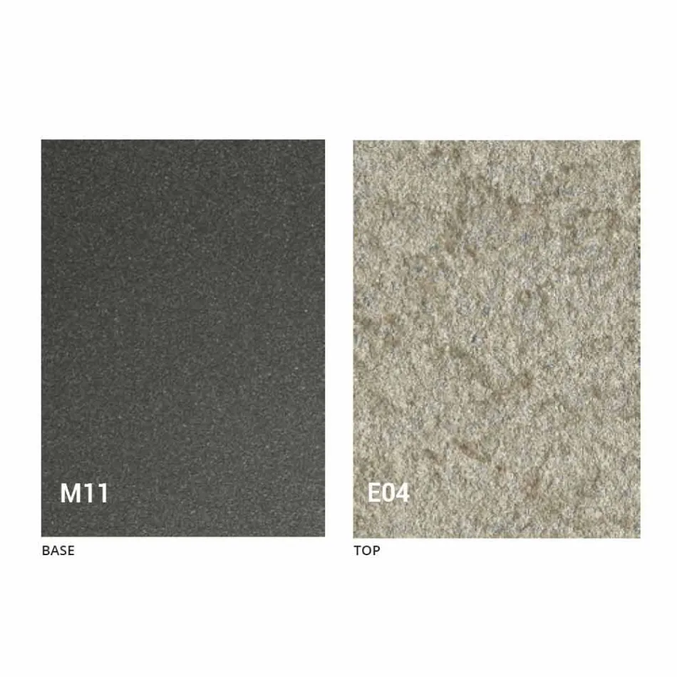 Omvandlingsbart soffbord med murbruk Effekt Top Made in Italy - Romantic Viadurini