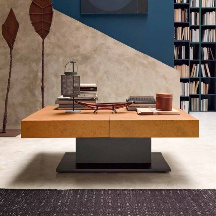 Omvandlingsbart soffbord med murbruk Effekt Top Made in Italy - Romantic Viadurini