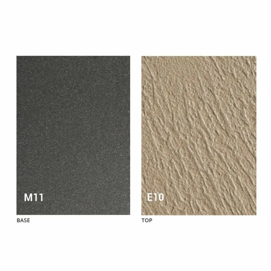 Omvandlingsbart soffbord med murbruk Effekt Top Made in Italy - Romantic Viadurini