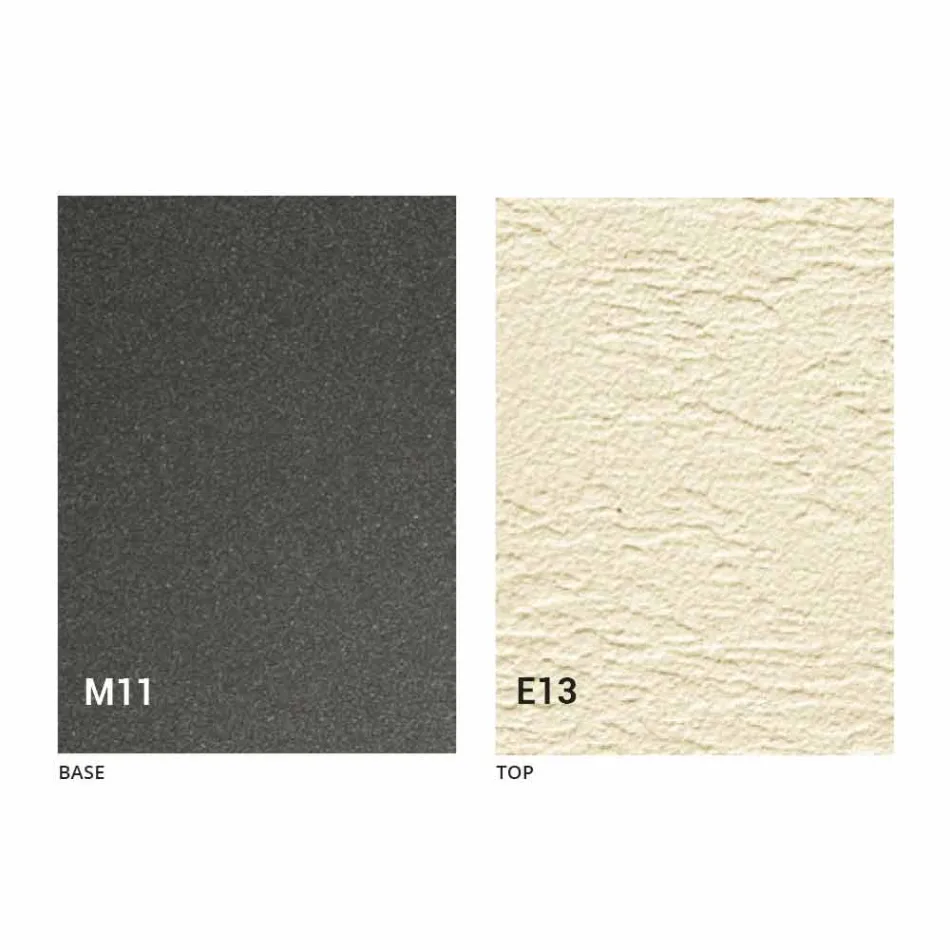 Omvandlingsbart soffbord med murbruk Effekt Top Made in Italy - Romantic Viadurini