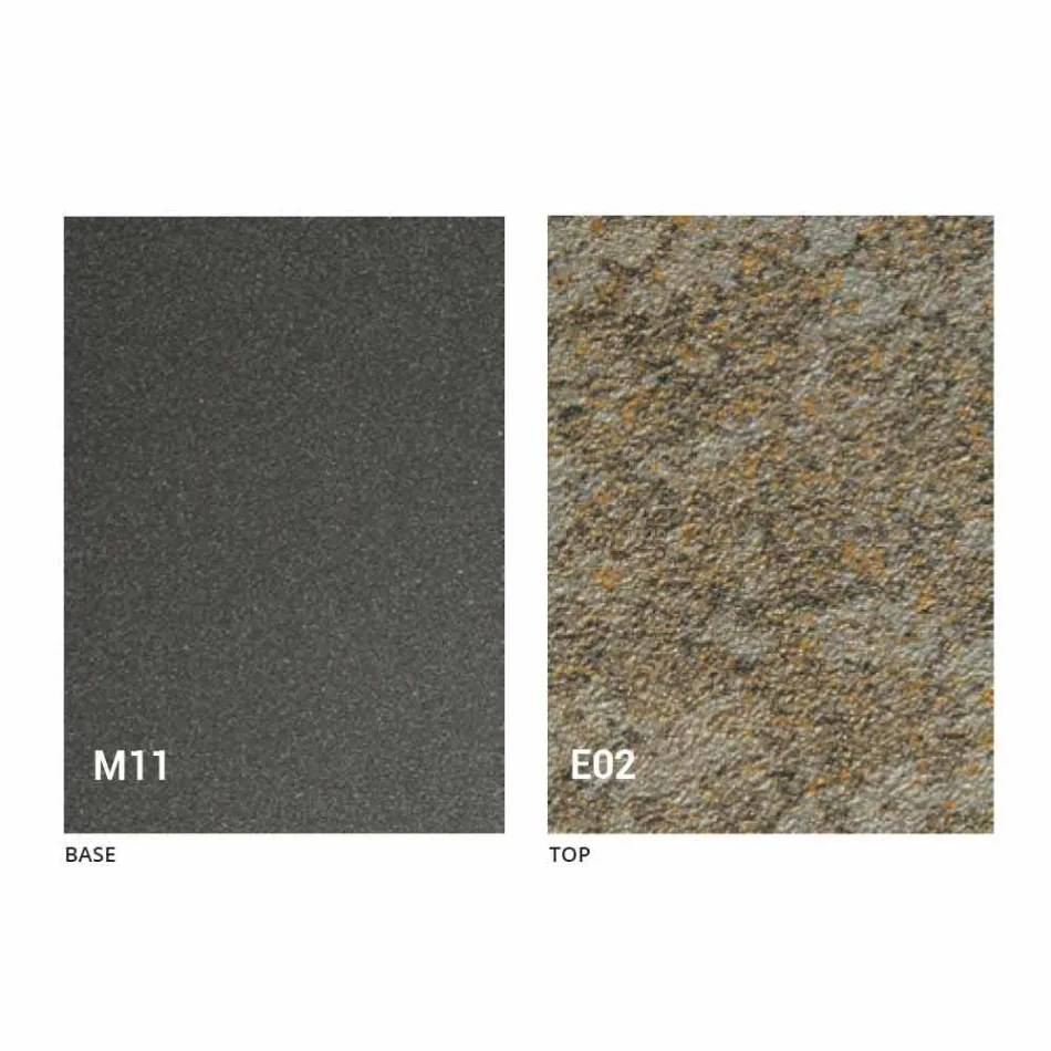 Omvandlingsbart soffbord med murbruk Effekt Top Made in Italy - Romantic Viadurini