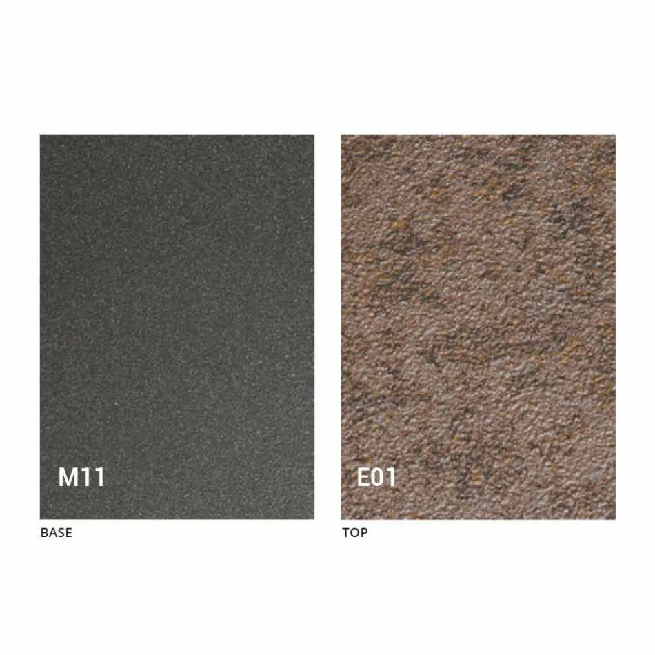 Omvandlingsbart soffbord med murbruk Effekt Top Made in Italy - Romantic Viadurini