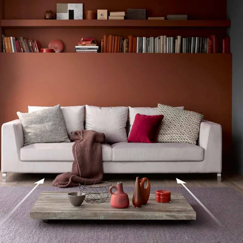 Soffbord omvandlingsbart till ett Made in Italy design köksbord - Genio Viadurini