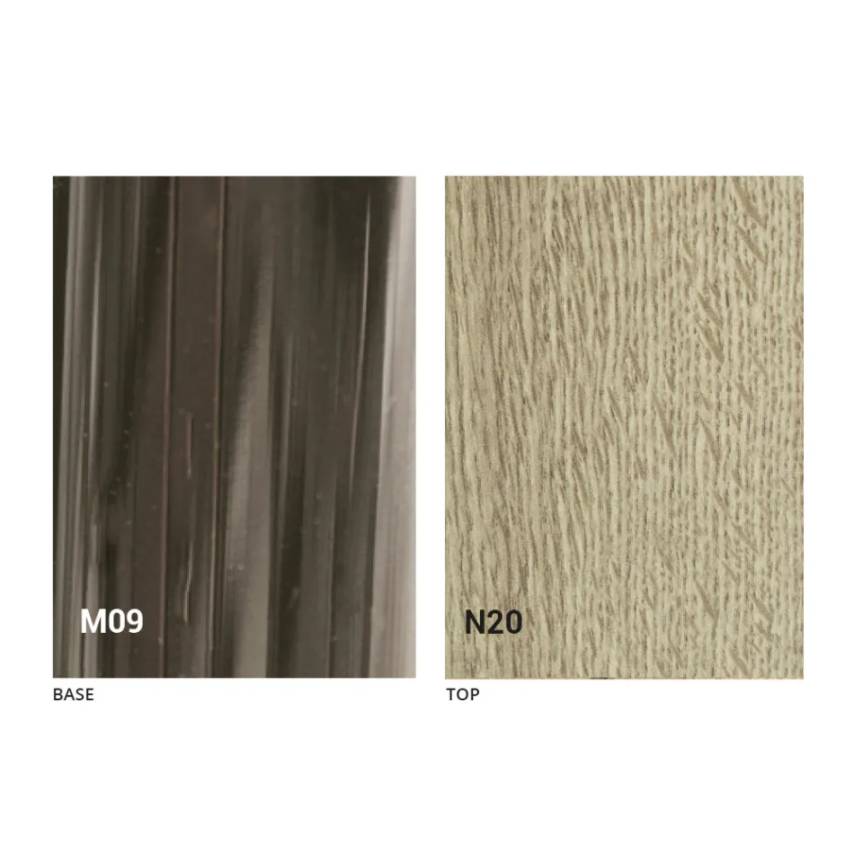 Modernt transformerande soffbord i trä och metall tillverkat i Italien - Gabri Viadurini