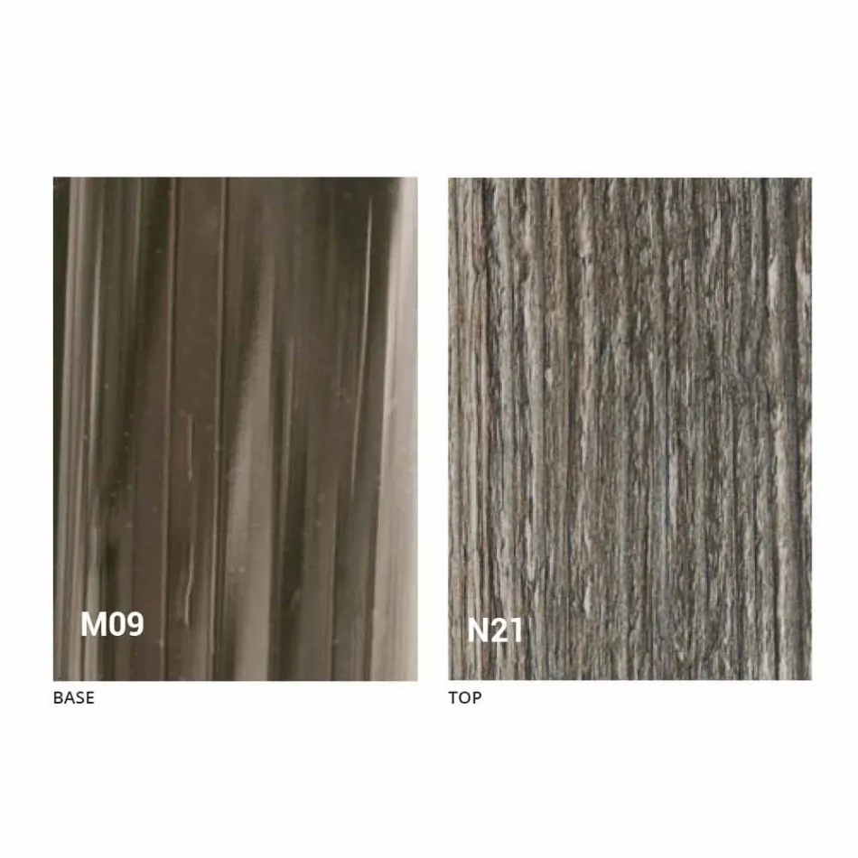 Modernt omvandlingsbart soffbord i trä och metall tillverkat i Italien - Gabri Viadurini