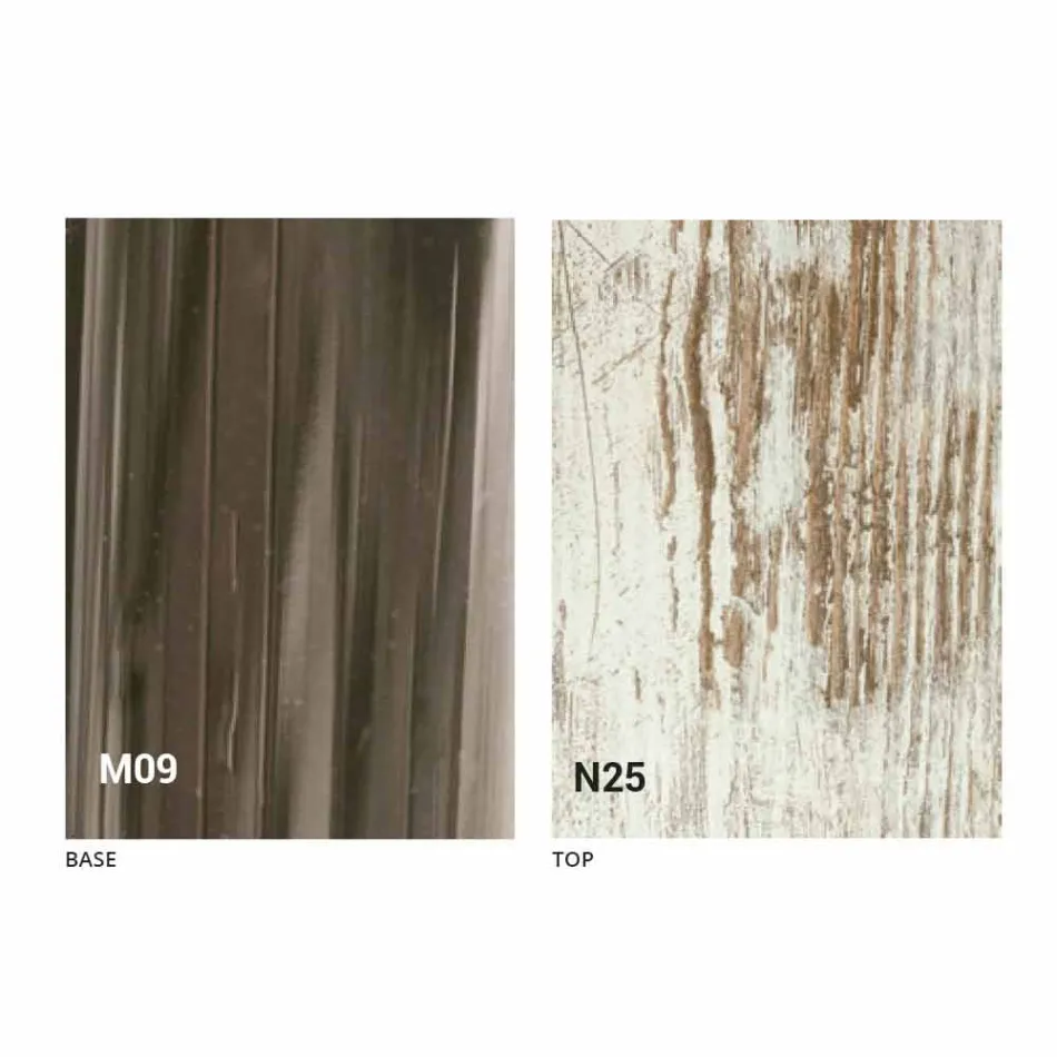 Modernt omvandlingsbart soffbord i trä och metall tillverkat i Italien - Gabri Viadurini