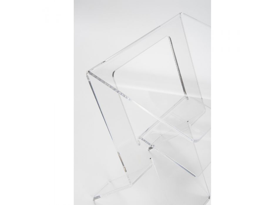 Soffbord i transparent plexiglas inomhus eller utomhus - Platano Viadurini