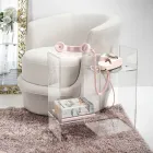 Soffbord i Transparent eller Fume Plexiglas Made in Italy - Janne Viadurini