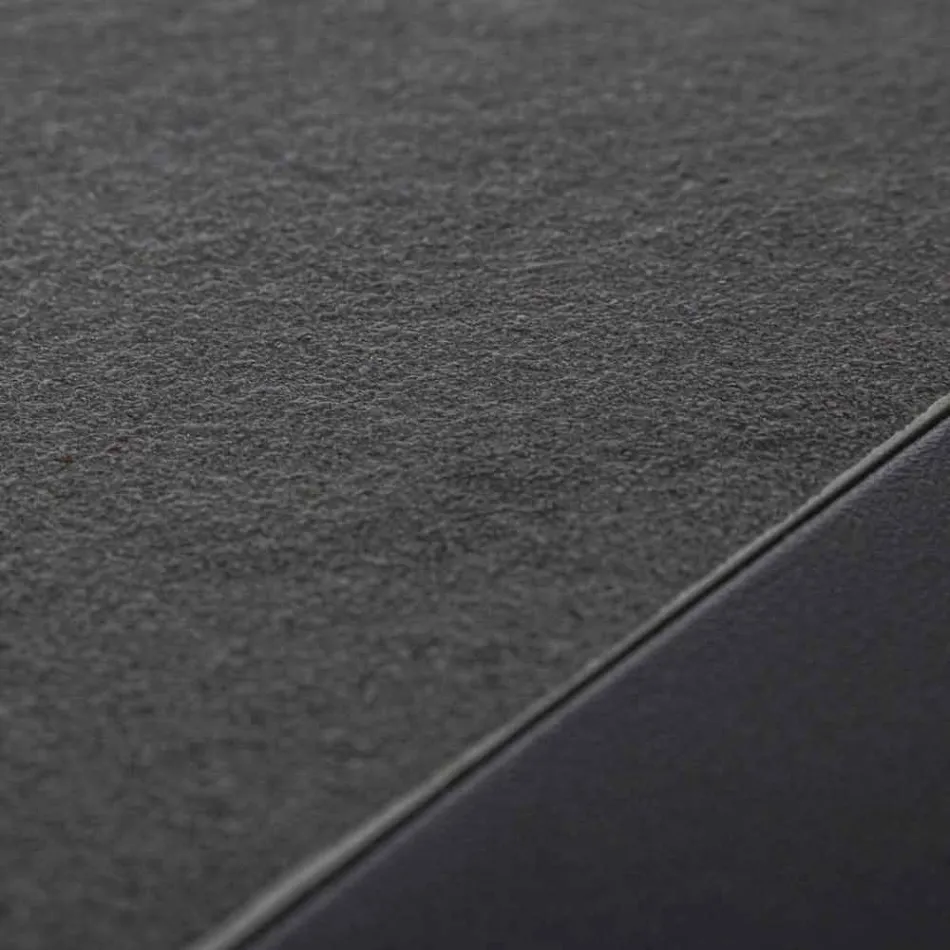 Utomhus soffbord med aluminiumbas och keramisk topp - Maino Viadurini