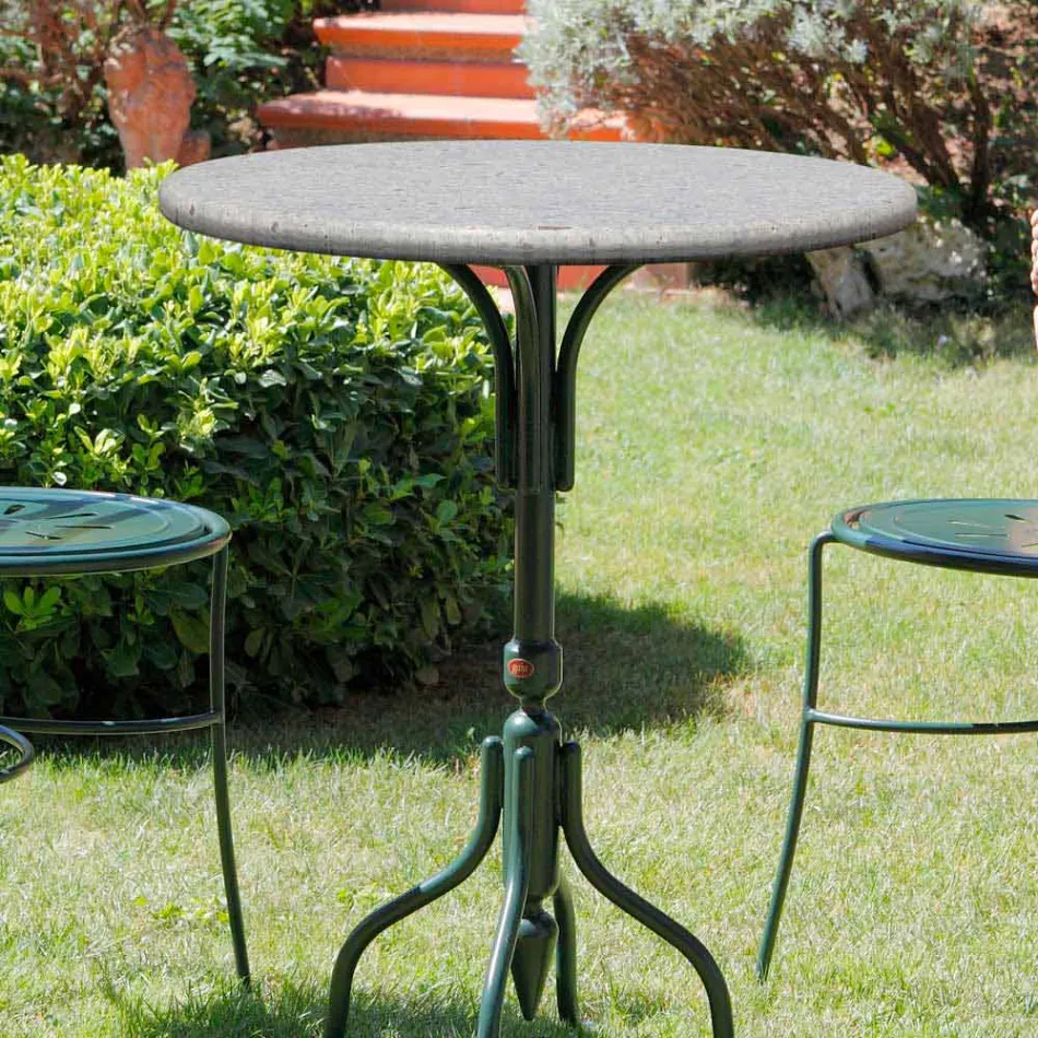 Sten utomhus soffbord handgjorda i Italien - Livigno Viadurini
