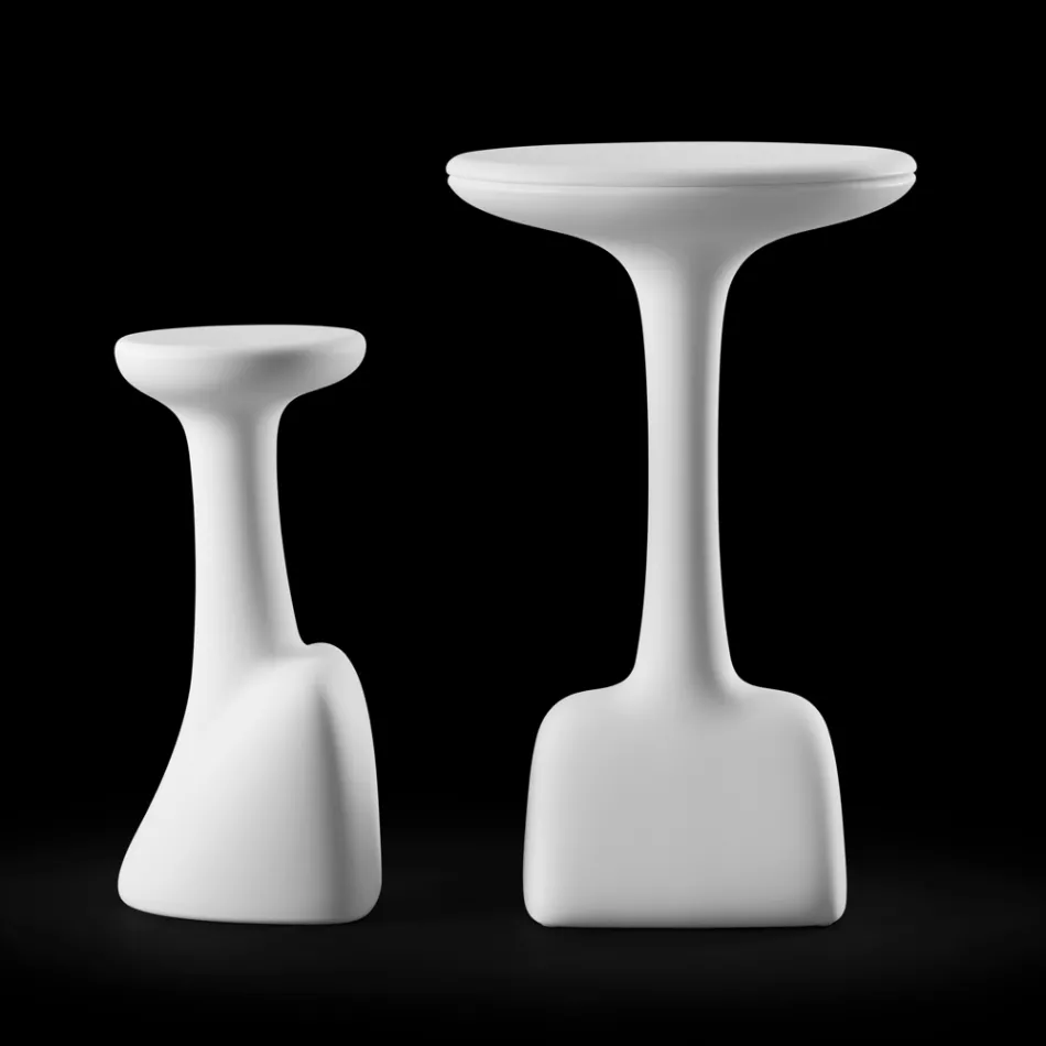 Utomhussoffbord i färgad polyeten 96 cm Tillverkat i Italien - Uliveto Viadurini