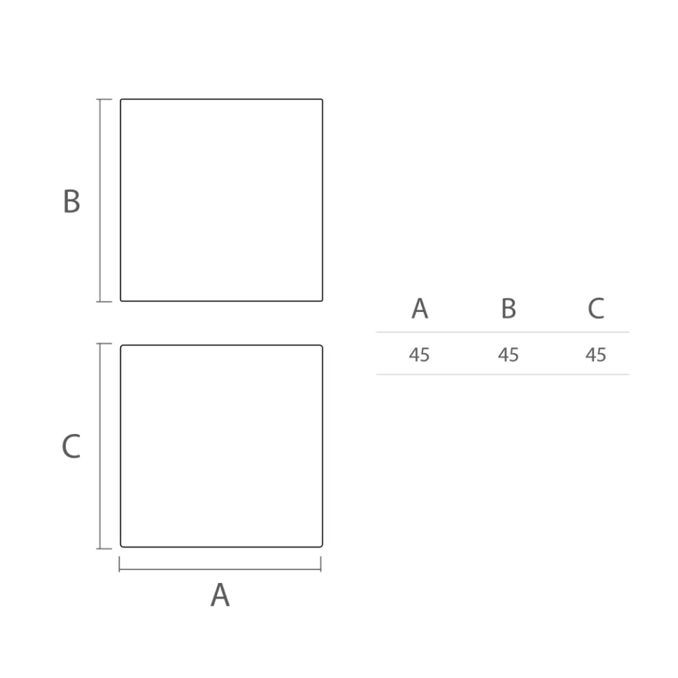 Ljust utomhussoffbord i vit polyeten Tillverkat i Italien - Derti Viadurini