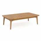 Homemotion Modern Teak Wood utomhusbord - Luanaedmea Viadurini