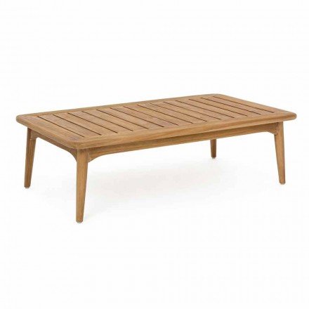 Homemotion Modern Teak Wood utomhusbord - Luanaedmea Viadurini