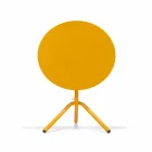 Rund utomhusmetall- och plåtbord tillverkad i Italien - Alberic Viadurini