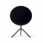 Rund utomhusmetall- och plåtbord tillverkad i Italien - Alberic Viadurini