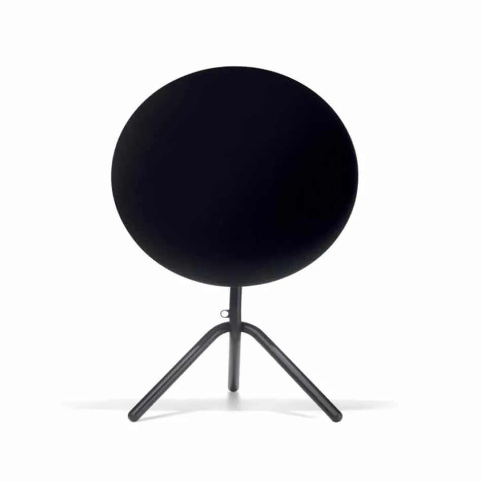 Rund utomhusmetall- och plåtbord tillverkad i Italien - Alberic Viadurini