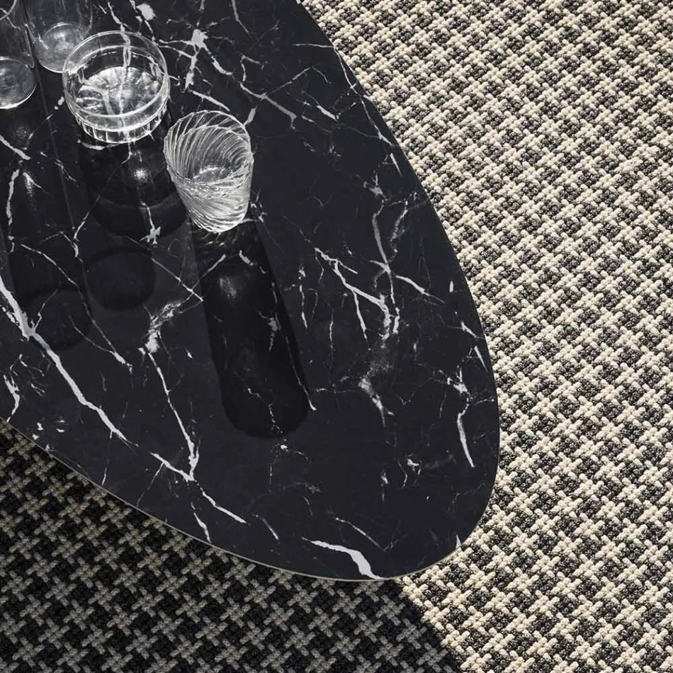 Utomhus soffbord stålkonstruktion tillverkad i Italien - Börja med Myyour Viadurini