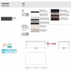 Varaschin System utomhus design bord i målade aluminium Viadurini