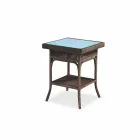 Kaffe Garden 56x56 cm handvävda polyeten Chad Viadurini