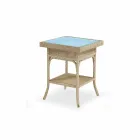 Kaffe Garden 56x56 cm handvävda polyeten Chad Viadurini