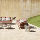 Trädgårdssoffbordsfot i aluminium Made in Italy - Emma by Varaschin Viadurini