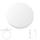 Trädgårdssoffbordsunderrede i polyeten och HPL-skiva Tillverkad i Italien - Lucy Viadurini