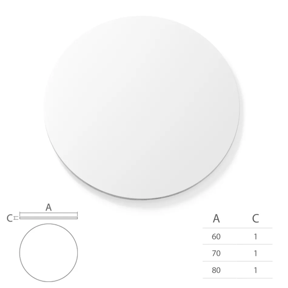 Trädgårdssoffbordsunderrede i polyeten och HPL-skiva Tillverkad i Italien - Lucy Viadurini