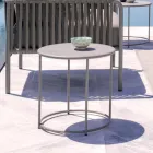 Trädgårdssoffbord i galvaniserat stål i olika storlekar Tillverkat i Italien - Brienne Viadurini