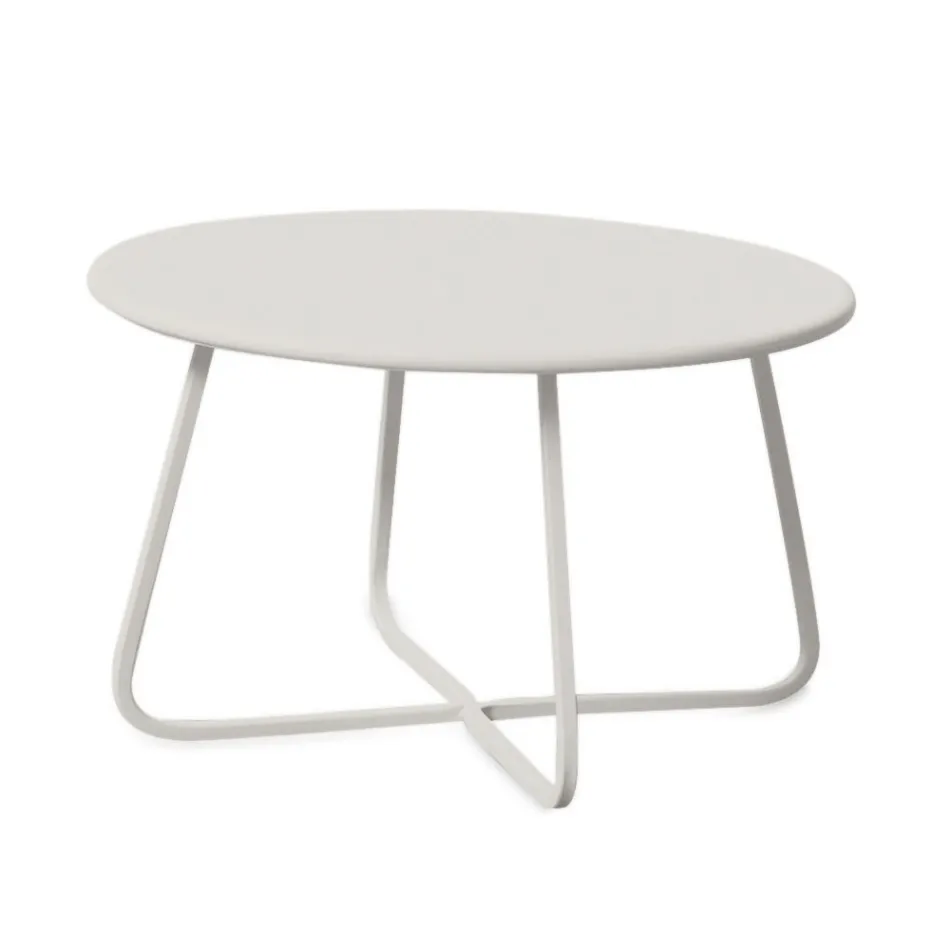 Trädgårdssoffbord i galvaniserat stål Tillverkat i Italien - Brienne Viadurini