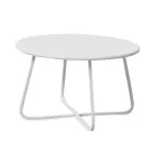 Trädgårdssoffbord i galvaniserat stål Tillverkat i Italien - Brienne Viadurini