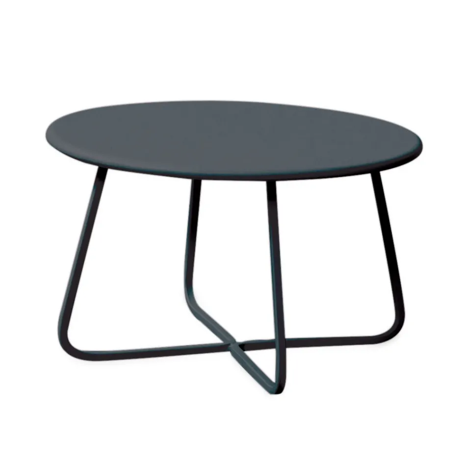 Trädgårdssoffbord i galvaniserat stål Tillverkat i Italien - Brienne Viadurini