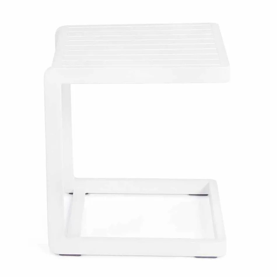 Homemotion målat aluminiums soffbord, 2 stycken - Rodric Viadurini